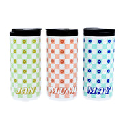 Personalised Checkerboard Thermos Travel Flask - Proper Goose