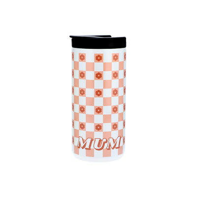 Personalised Checkerboard Thermos Travel Flask - Proper Goose