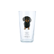 Personalised Best Dog Dad Printed Pint Glass - Proper Goose