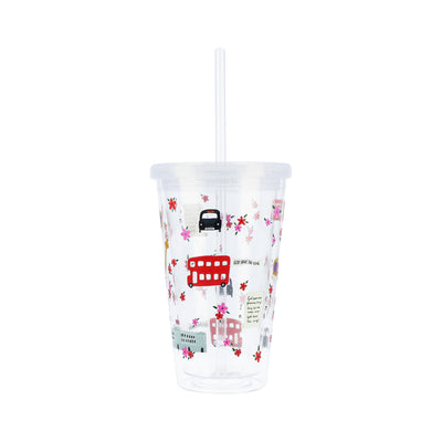 God Save the King Coronation Plastic Straw Cup - Proper Goose