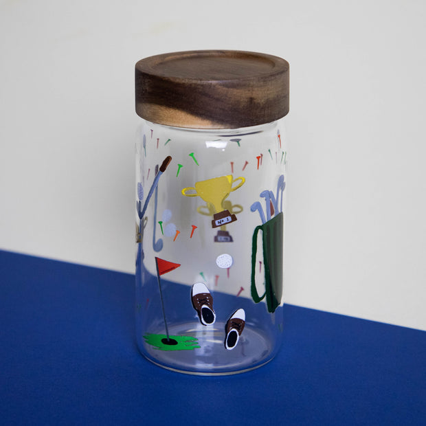 Golf Glass Jar - Proper Goose