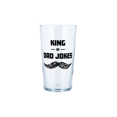 King of Dad Jokes Printed Pint Glass - Proper Goose
