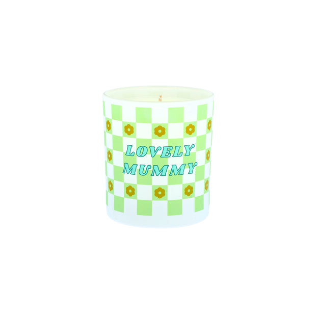 Personalised Checkerboard Scented Natural Wax Candle - Proper Goose