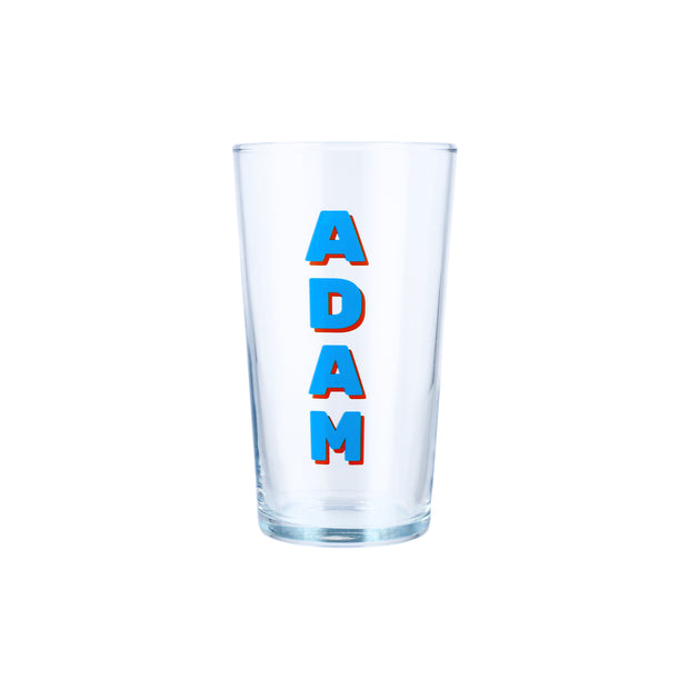 Personalised Bubble Vertical Name Printed Pint Glass - Proper Goose