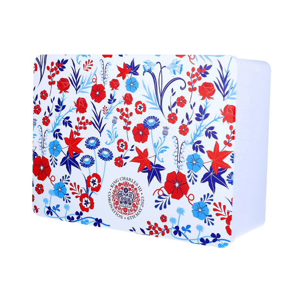 Blue And Red Floral King's Coronation Storage Tin - Proper Goose