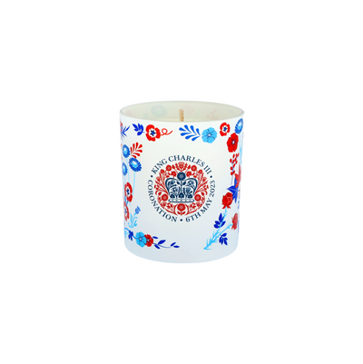 Blue And Red Floral King's Coronation Natural Wax Candle - Proper Goose