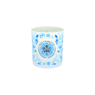 Blue Floral King's Coronation Natural Wax Candle - Proper Goose