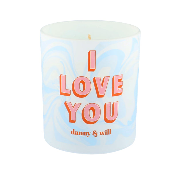 Personalised I Love You Scented Natural Wax Candle - Proper Goose