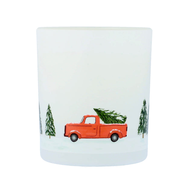 Christmas truck scented natural wax candle - Proper Goose