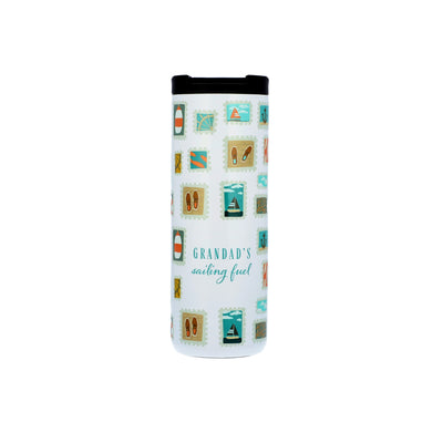 Personalised Sailing Stamp Thermos Travel Flask - Proper Goose