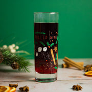 Mulled Wine Printed High Ball Glass - Proper Goose