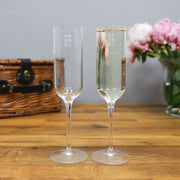 Personalised Special Date Champagne Flute Set - Proper Goose