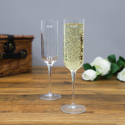 Personalised Block Initials Champagne Flute Set Of Two - Proper Goose