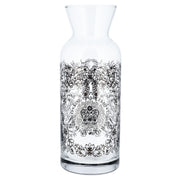 Black Floral Line King's Coronation Glass Carafe - Proper Goose