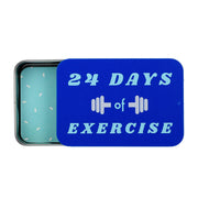 24 Days Of Exercise Advent Calendar Tin - Proper Goose
