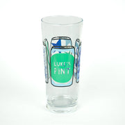 Personalised Blue Beer Can Printed Pint Glass - Proper Goose