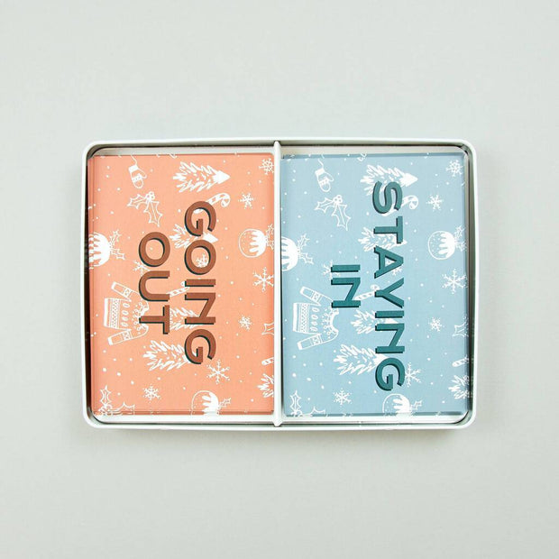 Personalised Christmas Date Night Cards Tin - Proper Goose