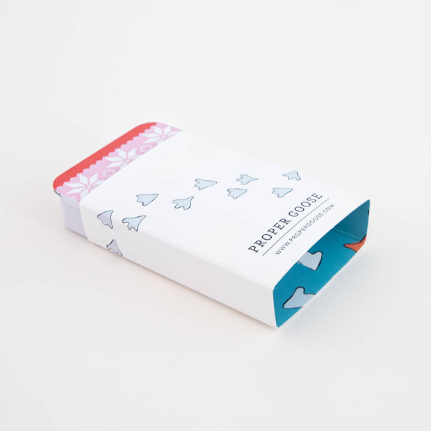 Proper Goose playing card packaging sleeve