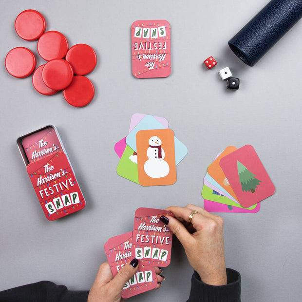 Personalised Festive Snap Playing Cards - Proper Goose