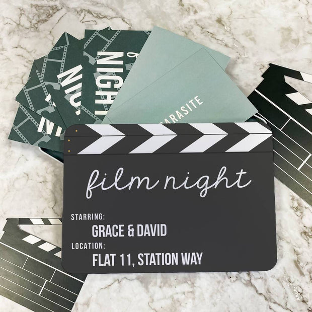 Personalised Film Night Cards Tin - Proper Goose