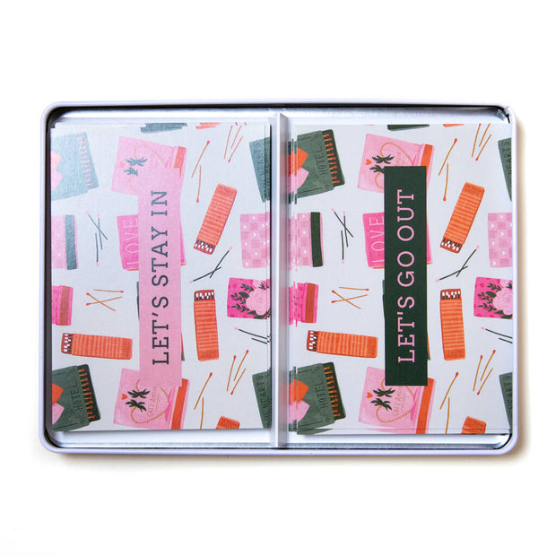Personalised Matches Date Night Activity Card Tin - Proper Goose