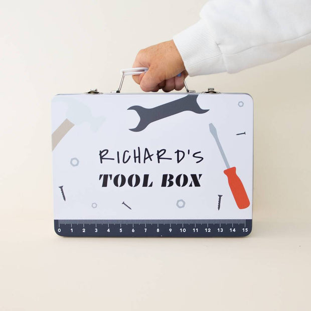 Personalised Toolbox Storage Tin - Proper Goose