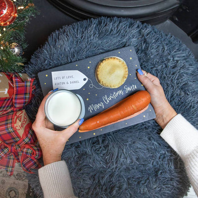 Personalised Wooden Traditional Santa Tray - Proper Goose